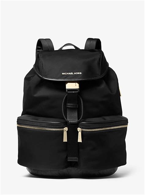 Perry Large Nylon Gaberdine Backpack 